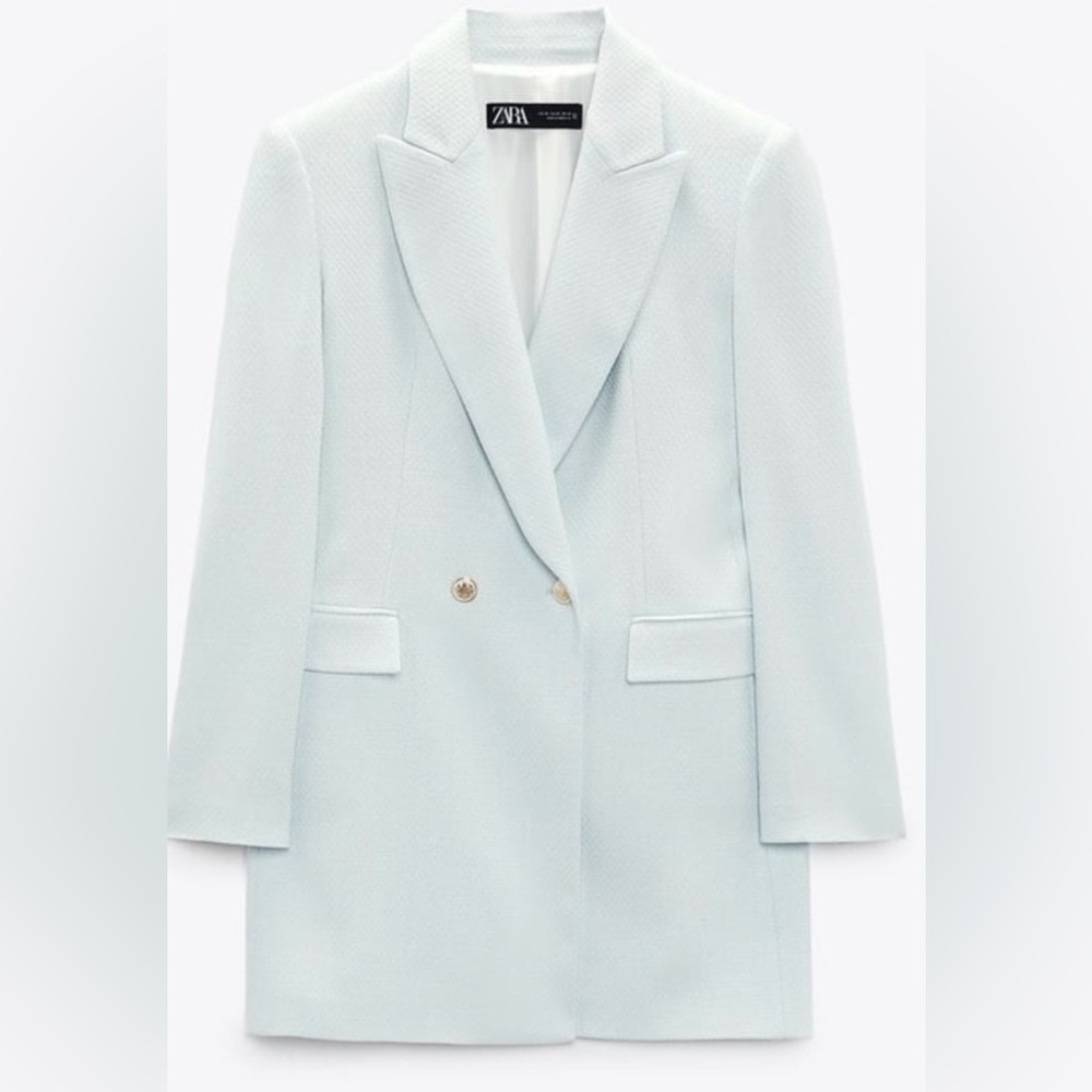 Zara Women's Light Blue Blazer